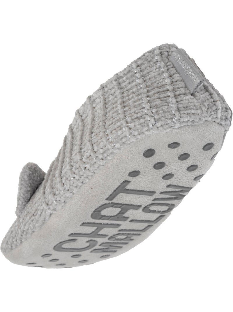 Calcetines de interior forrado, antideslizante mujer isotoner Gris gris - Kiabi