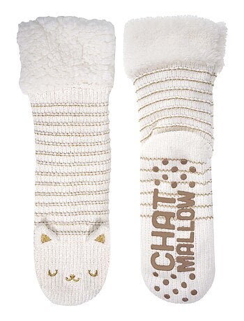 Calcetines de interior forrado, antideslizante mujer Isotoner