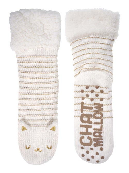 Calcetines de interior forrado, antideslizante mujer Isotoner - Kiabi