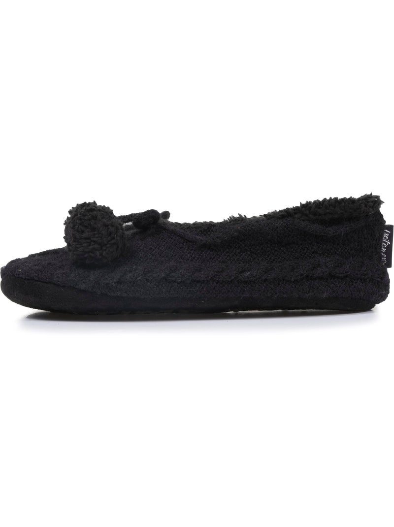 Calcetines de interior forrado, antideslizante mujer Isotoner Negro - Kiabi
