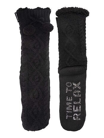 Calcetines de interior forrado, antideslizante mujer Isotoner