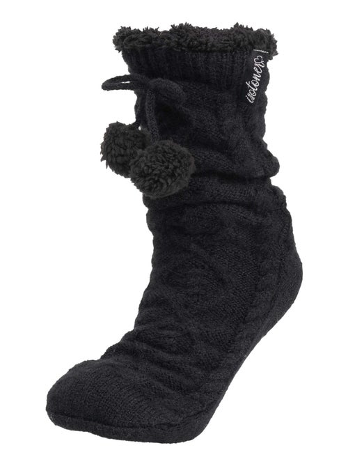 Calcetines de interior forrado, antideslizante mujer Isotoner - Kiabi
