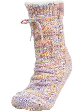 Calcetines de interior forrado, antideslizante mujer Isotoner