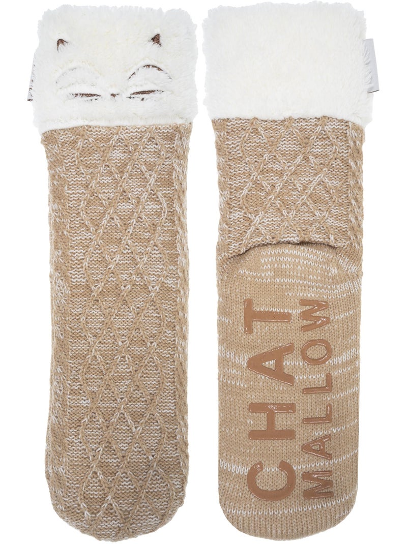 Calcetines de interior  mujer isotoner Beige jaspeado - Kiabi