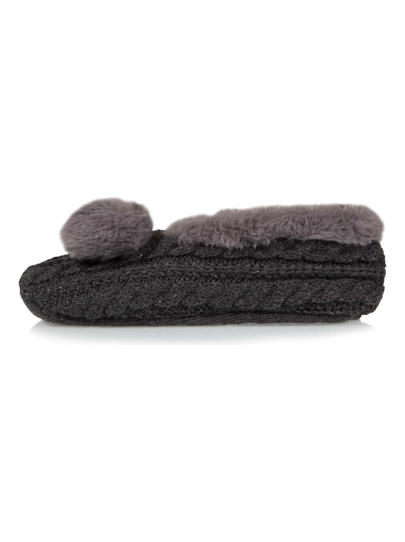 Calcetines de interior  mujer Isotoner Gris oscuro - Kiabi