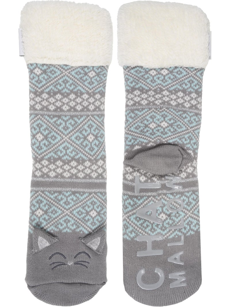 Calcetines de interior  mujer isotoner Gris rosa - Kiabi
