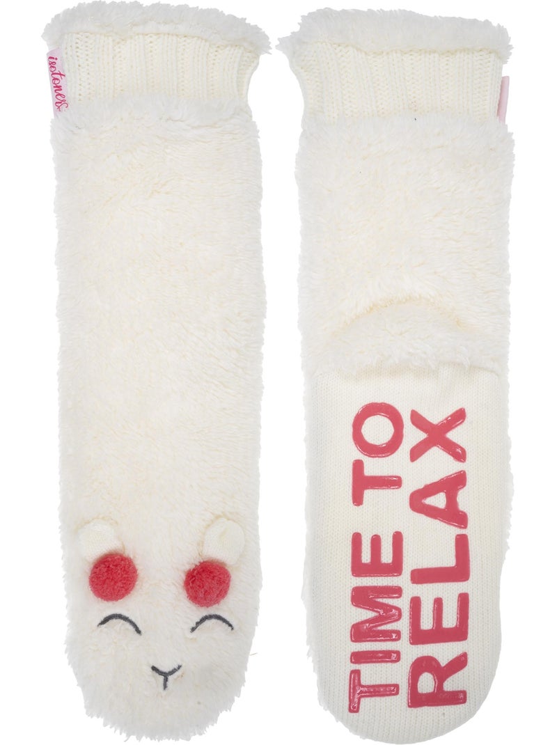 Calcetines de interior  mujer isotoner Marfil - Kiabi
