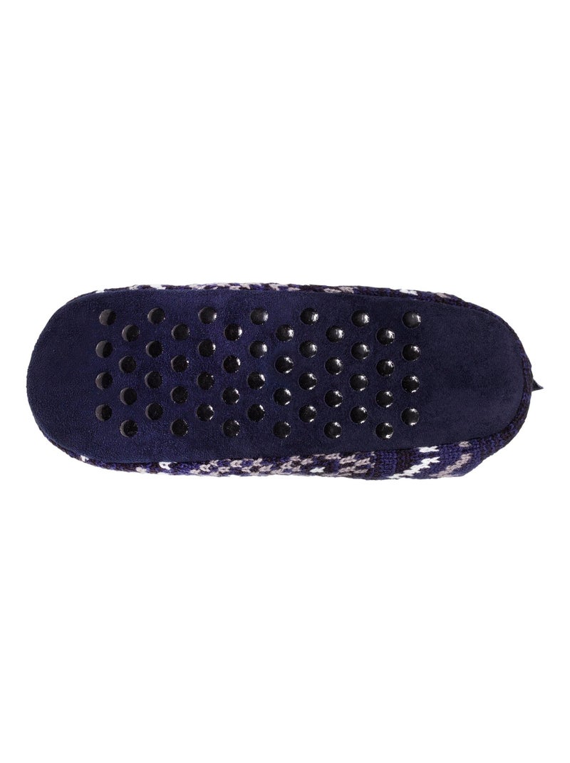 Calcetines de interior suelas de ante ultra cómodas con tacos antideslizantes hombre Isotoner Azul marino - Kiabi
