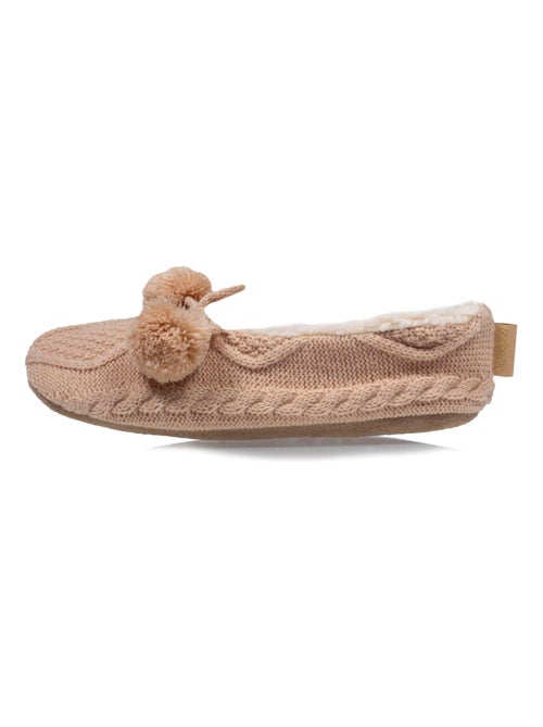 Calcetines de interior suelas de ante ultra cómodas con tacos antideslizantes mujer Isotoner - Kiabi