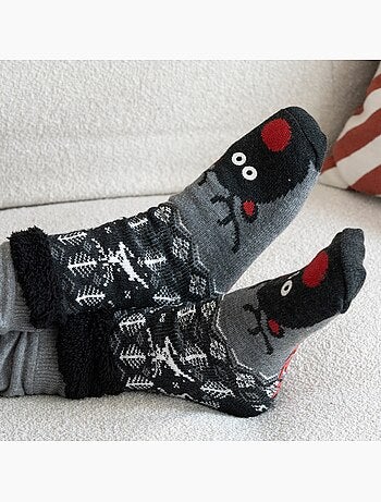 Calcetines de interior suelas ultracómodas y ligeras con tacos antideslizantes hombre Isotoner