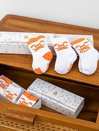 Calcetines de nacimiento de algodón orgánico