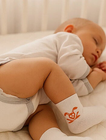 Calcetines de nacimiento de algodón orgánico