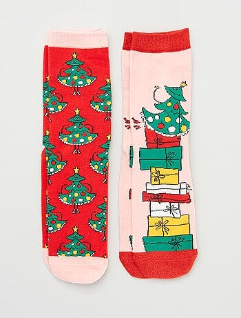 Calcetines de Navidad - Pack de 2 - Kiabi