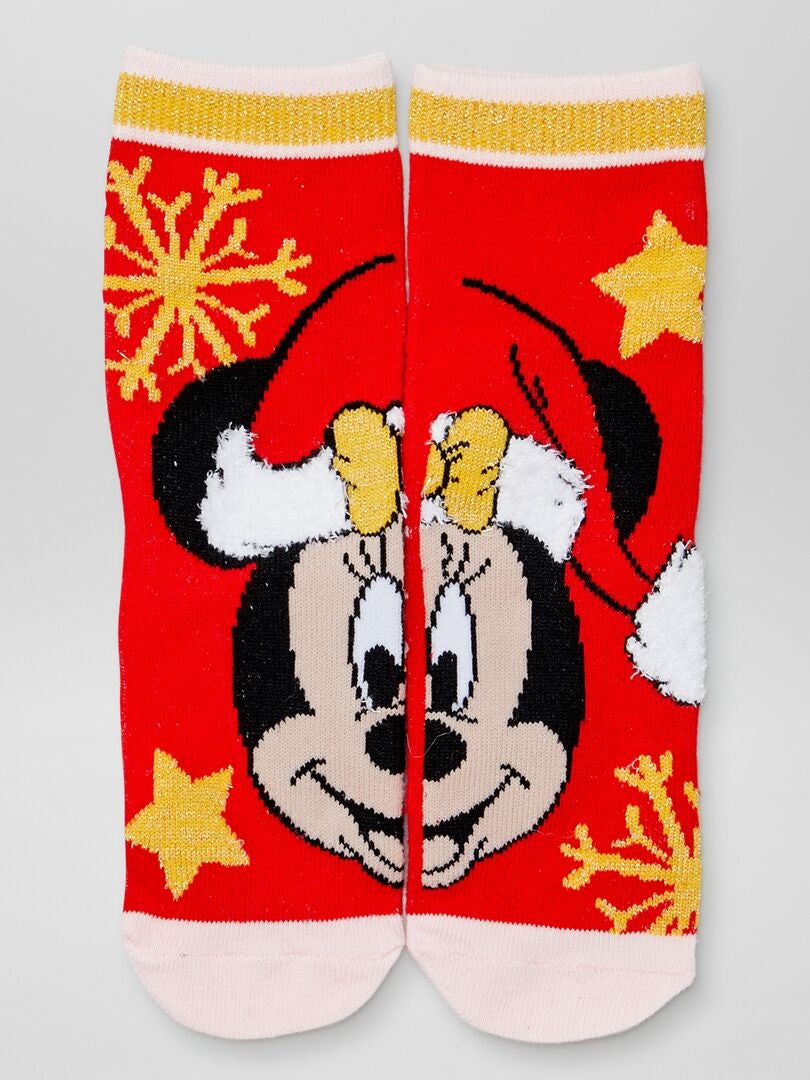 Calcetines de Navidad 'Disney' ROJO - Kiabi