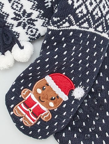 Calcetines de Navidad forrados