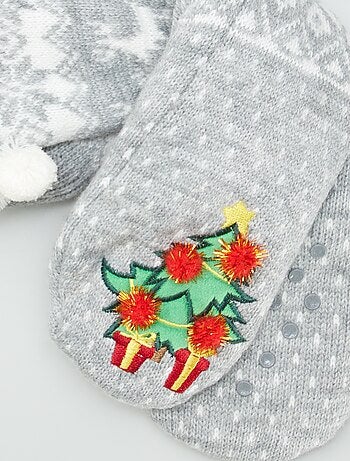 Calcetines de Navidad forrados