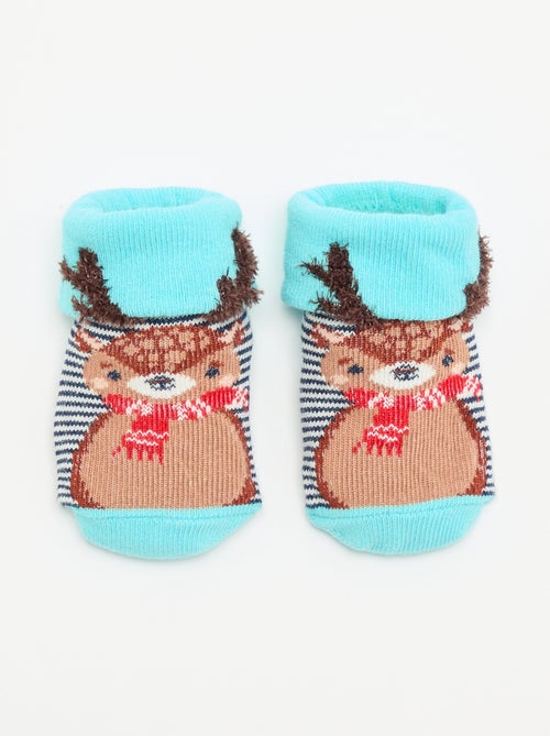 Calcetines de Navidad 'pingüino' - Kiabi