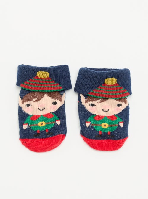 Calcetines de Navidad 'pingüino' - Kiabi