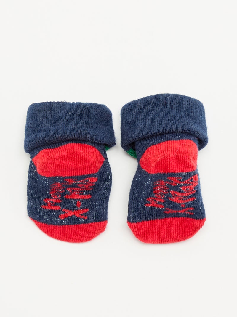 Calcetines de Navidad 'pingüino' Rojo - Kiabi