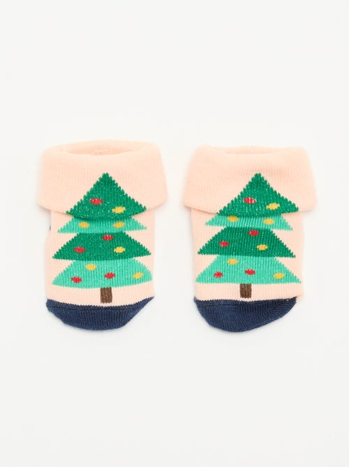 Calcetines de Navidad 'pingüino' - Kiabi
