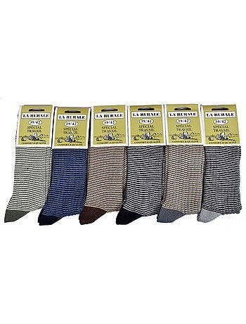 Calcetines de Trabajo Hombre LA RURALE Resistencia Pro - Pack de 6