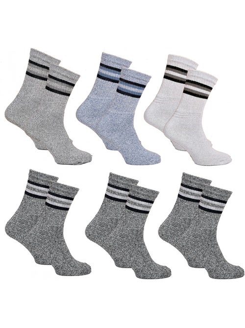 Calcetines de Trabajo LA RURALE para Hombre Resistencia y Calidad Pro - Pack de 6 - Kiabi
