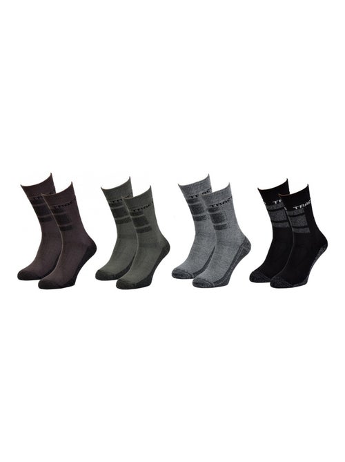 Calcetines de Trabajo TRACTO Calidad Pro - Pack de 4 - Kiabi