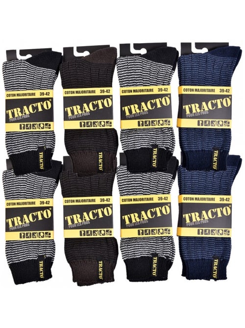 Calcetines de Trabajo TRACTO Calidad Pro - Pack de 8 - Kiabi