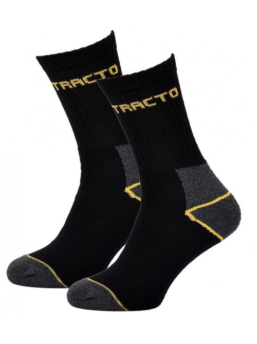 Calcetines de Trabajo TRACTO para Hombre Resistencia y Calidad Pro - Pack de 12 - Kiabi