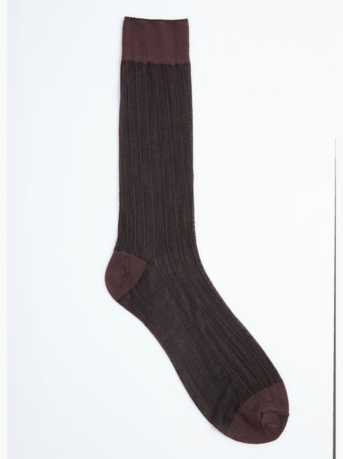 Calcetines de vela acanalados - AFIBEL - Kiabi