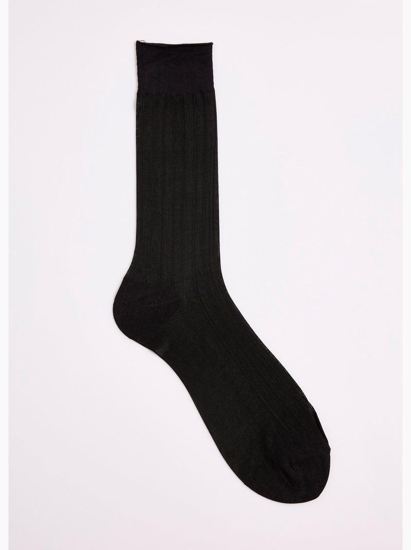 Calcetines de vela acanalados - AFIBEL Negro - Kiabi