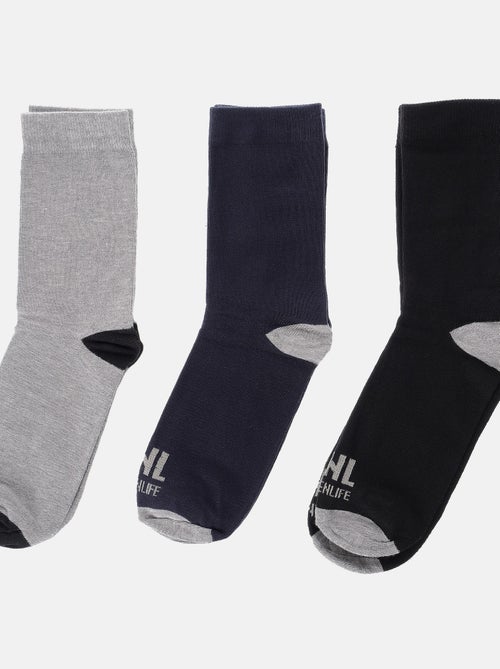 Calcetines estampados, paquete de 3 pares - Kiabi