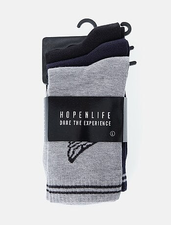 Calcetines estampados, paquete de 3 pares