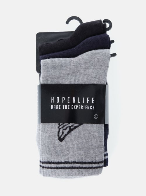 Calcetines estampados, paquete de 3 pares - Kiabi
