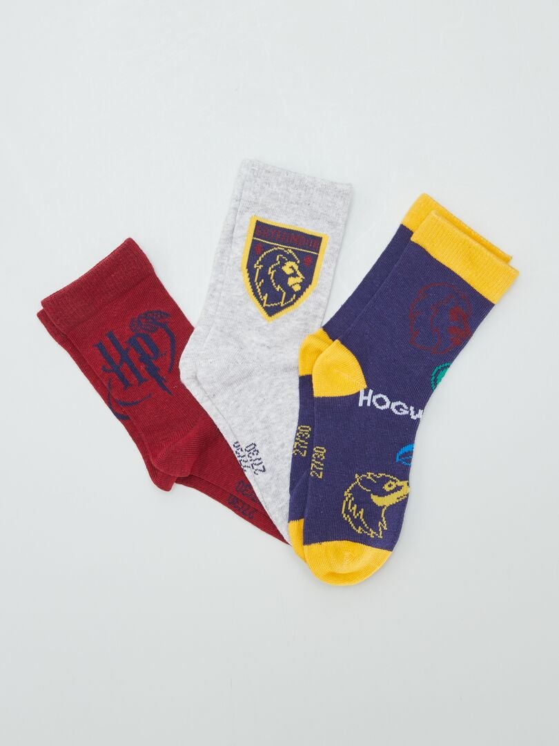 Calcetines 'Harry Potter'  - Pack de 3 ROJO - Kiabi