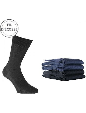 Calcetines hilo de Escocia hombre pack de 4