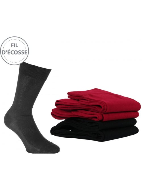 Calcetines hilo de Escocia hombre pack de 4 - Kiabi