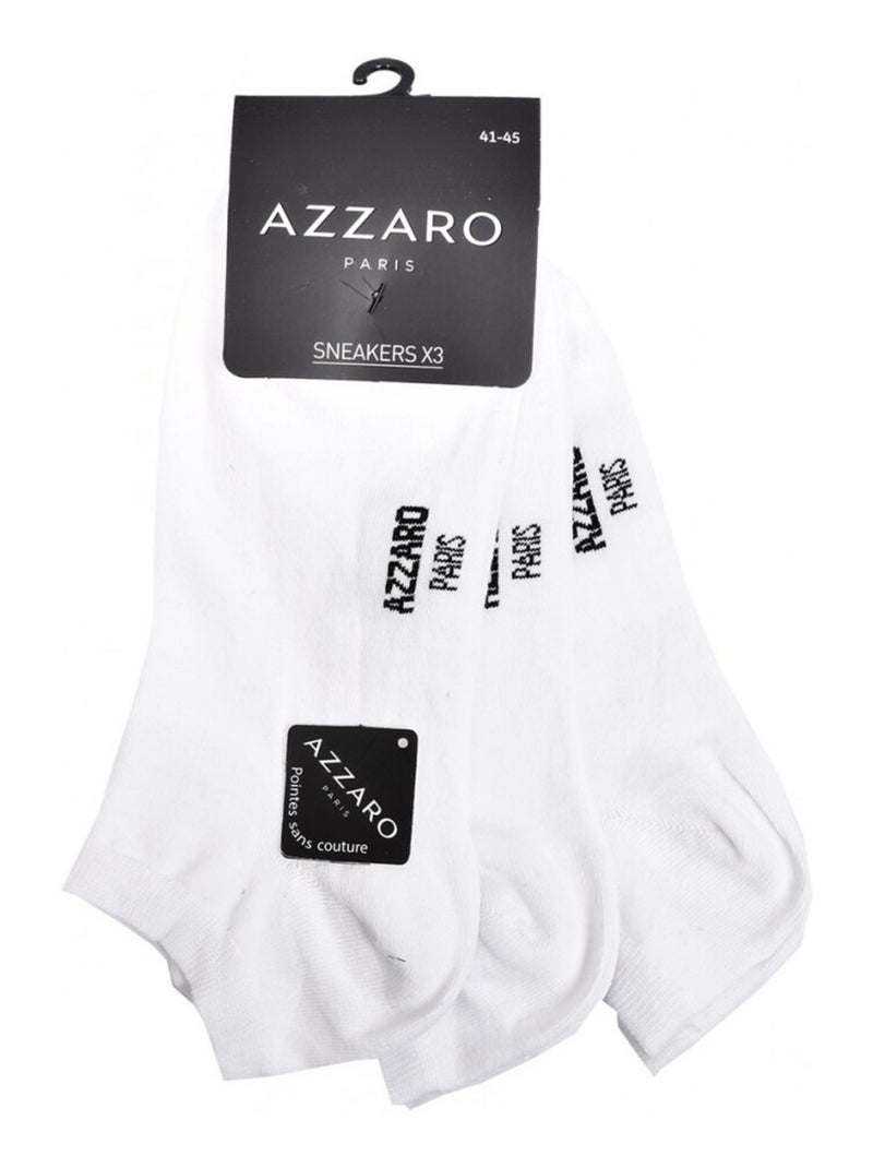 Calcetines Hombre AZZARO - Pack de 6 Blanco - Kiabi