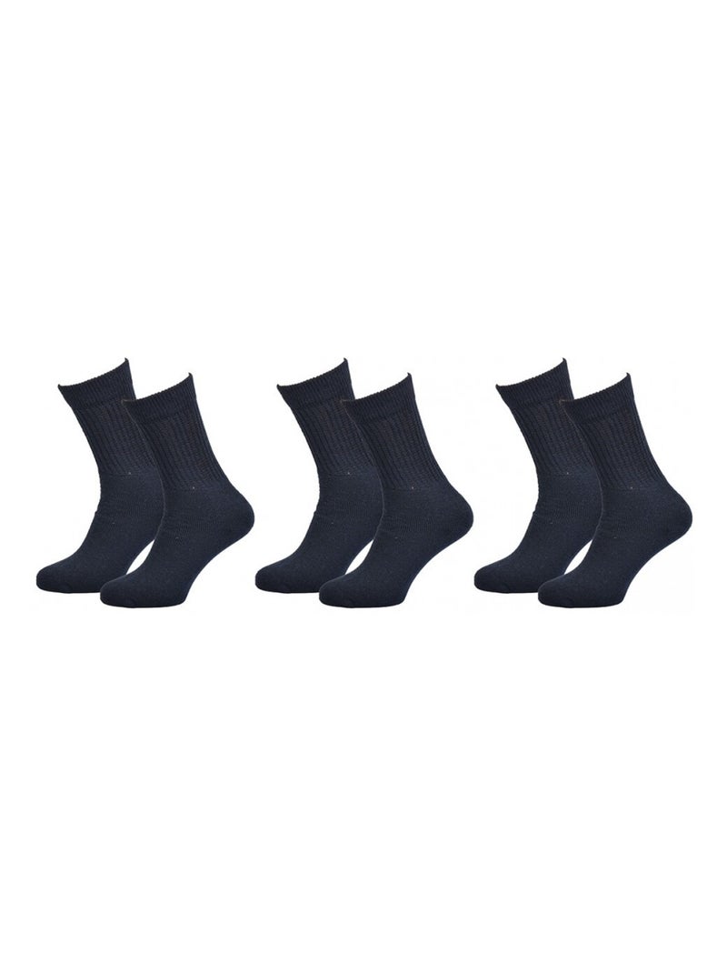 Calcetines Hombre C17 JEANS - Pack de 6 Azul marino - Kiabi