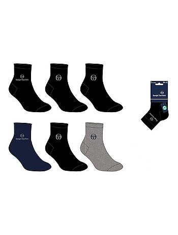 Calcetines Hombre CIUDAD SERGIO TACCHINI Quarter Pack 6