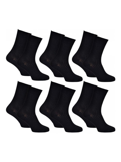 Calcetines Hombre Con Lana Vendidos en Pack Confort y Calor - Pack de 6 - Kiabi