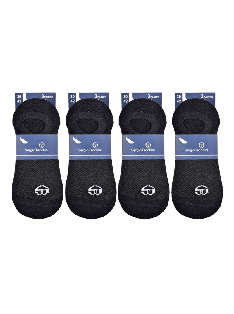 Calcetines Hombre FOOTIES SERGIO TACCHINI - Pack de 12 Multicolor - Kiabi