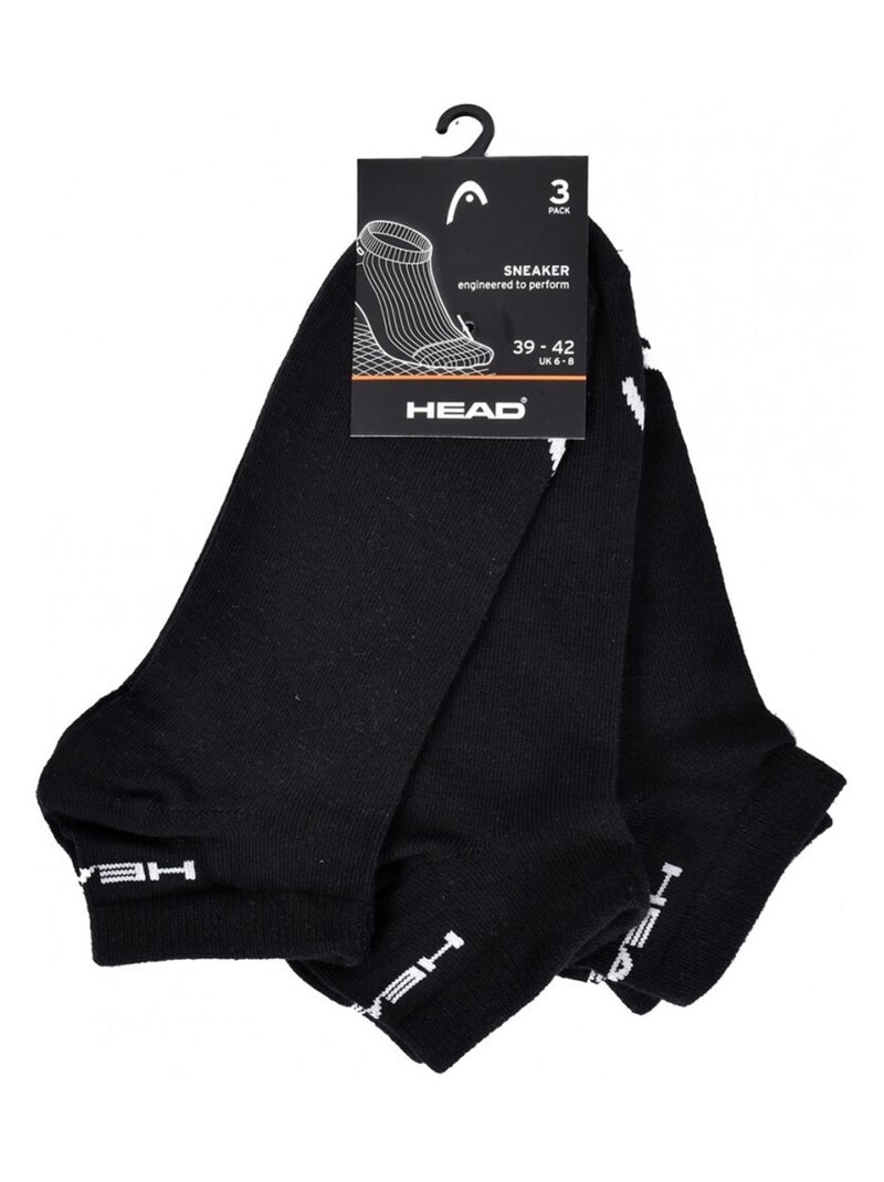 Calcetines hombre HEAD SPORT ET PERFORMANCE - Pack de 12 Blanco Negro - Kiabi