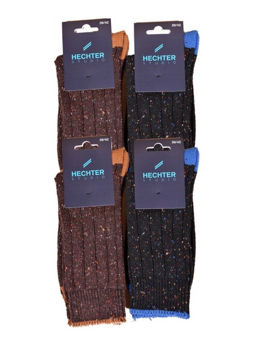 Calcetines Hombre HECHTER STUDIO - Pack de 4 - Kiabi