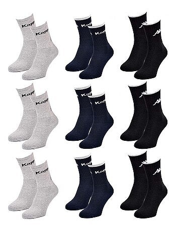 Calcetines Hombre KAPPA CREW - Pack de 9
