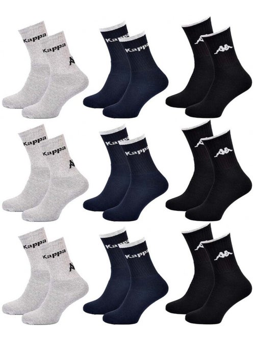 Calcetines Hombre KAPPA CREW - Pack de 9 - Kiabi