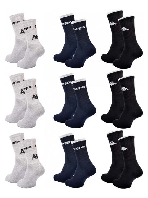Calcetines Hombre KAPPA CREW - Pack de 9 - Kiabi