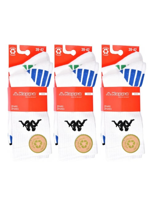 Calcetines Hombre KAPPA CREW SPORT - Pack de 6 - Kiabi