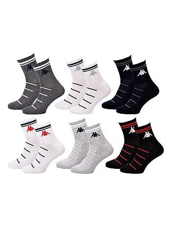 Calcetines Hombre QUARTER KAPPA - Pack de 6