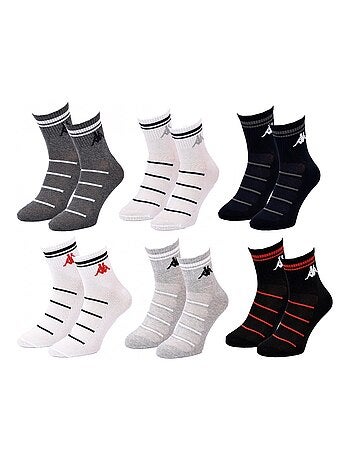 Calcetines Hombre QUARTER KAPPA - Pack de 6